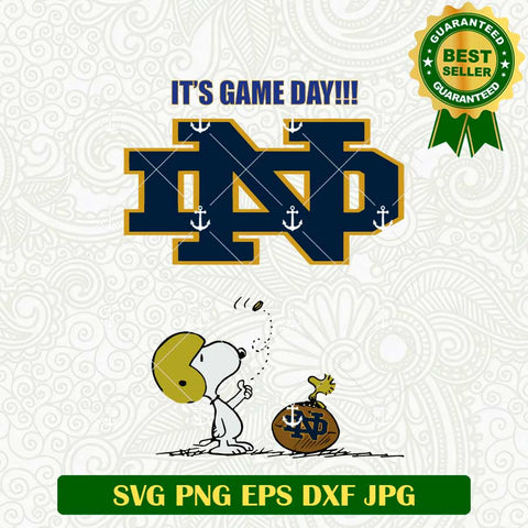It's Game Day Notre Dame Irish sVG