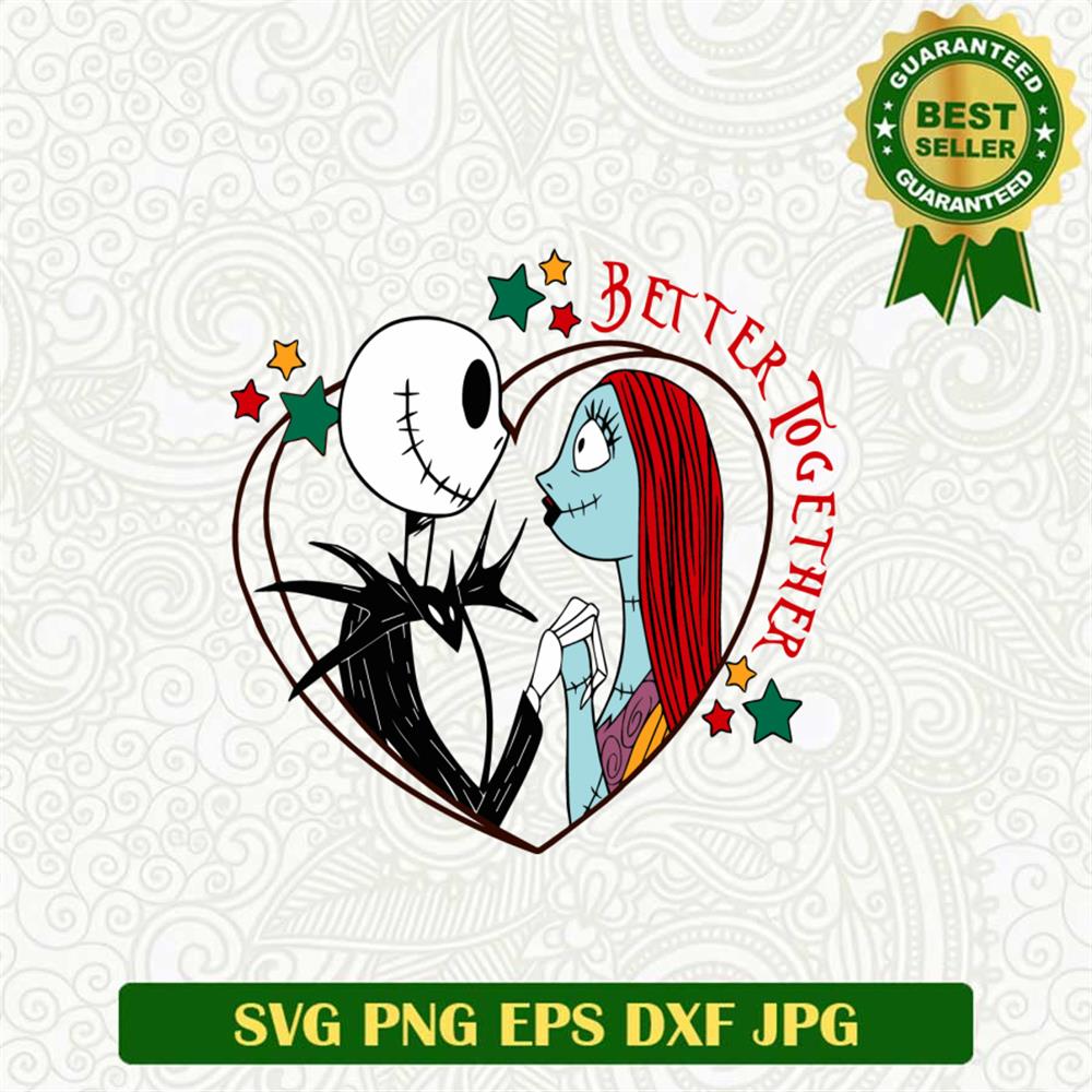 Jack Sally Love Svg