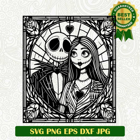 Jack Skellington And Sally Svg Cut File