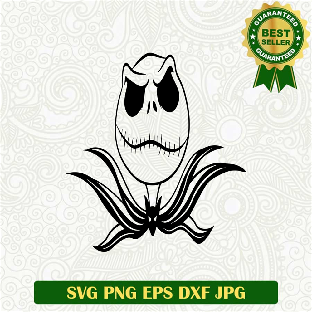 Jack Skellington Head SVG