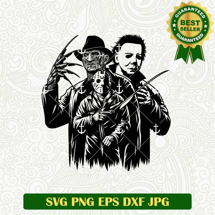 Jason Voorhees Freddy Krueger Michael Myers SVG