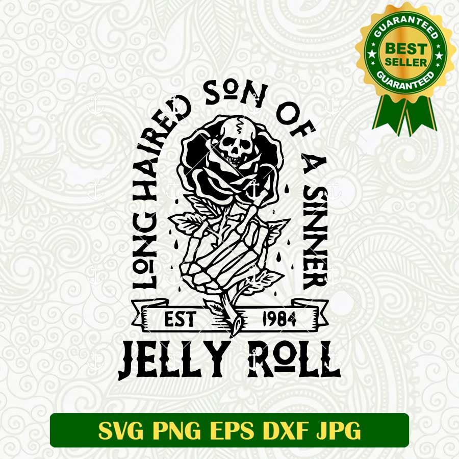 Jelly Roll Skull Svg