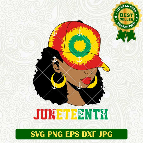 Juneteenth Black Woman SVG PNG