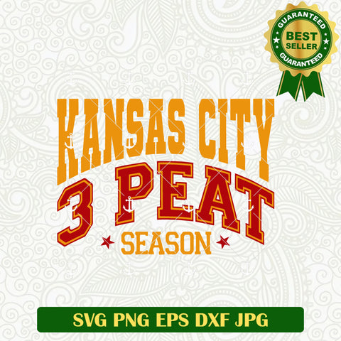 Kansas City 3 Peat Season SVG