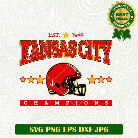 Kansas City Champions Est 1960 SVG