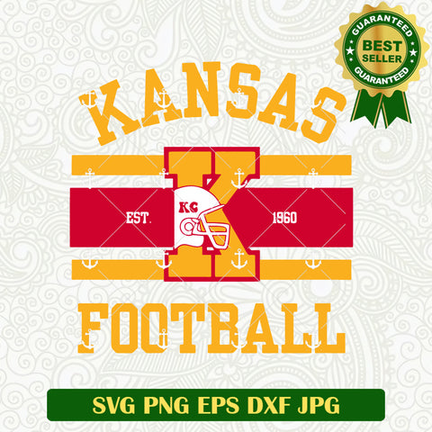 Kansas City Football Est 1960 SVG
