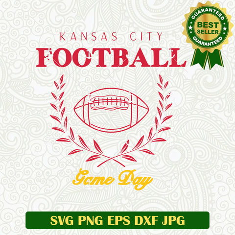 Kansas City Football Game Day SVG