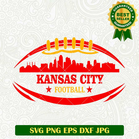 Kansas City Football Red Kingdom SVG