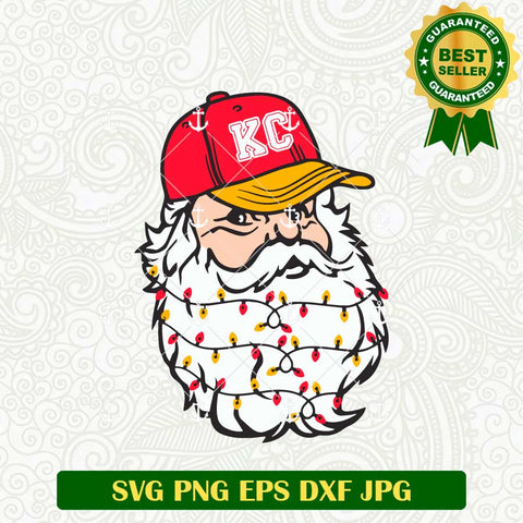 Kc Chiefs Santa Claus SVG