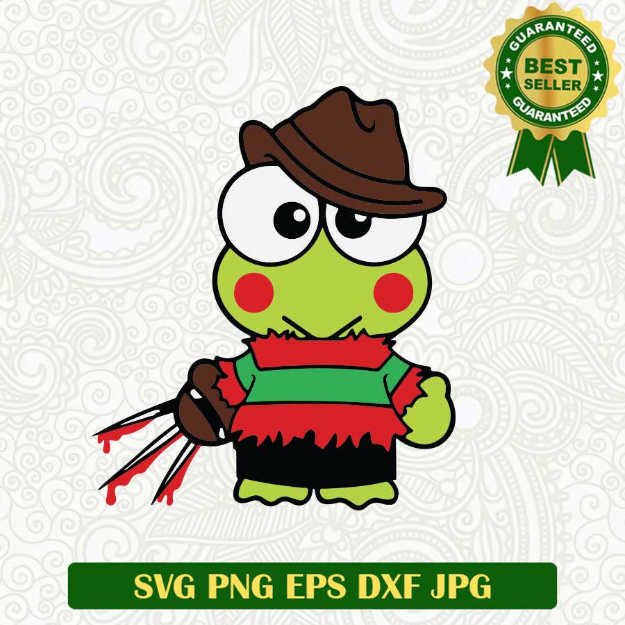 Keroppi Freddy Krueger SVG, Keroppi Horror Movie SVG PNG – Lightberty