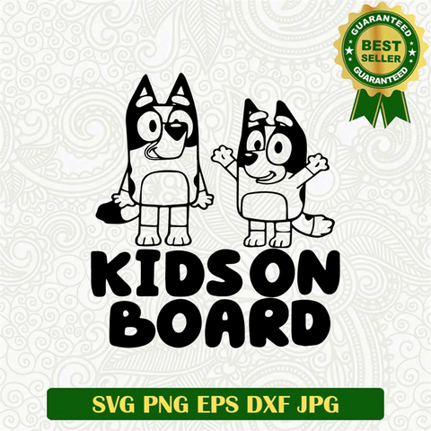Kids On Board SVG