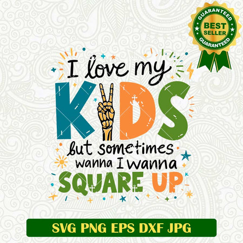 Kids Square Up SVG