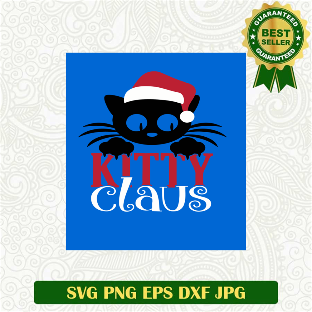 Kitty Claus SVG