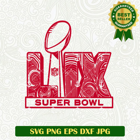 LIX Super Bow Red Logo SVG