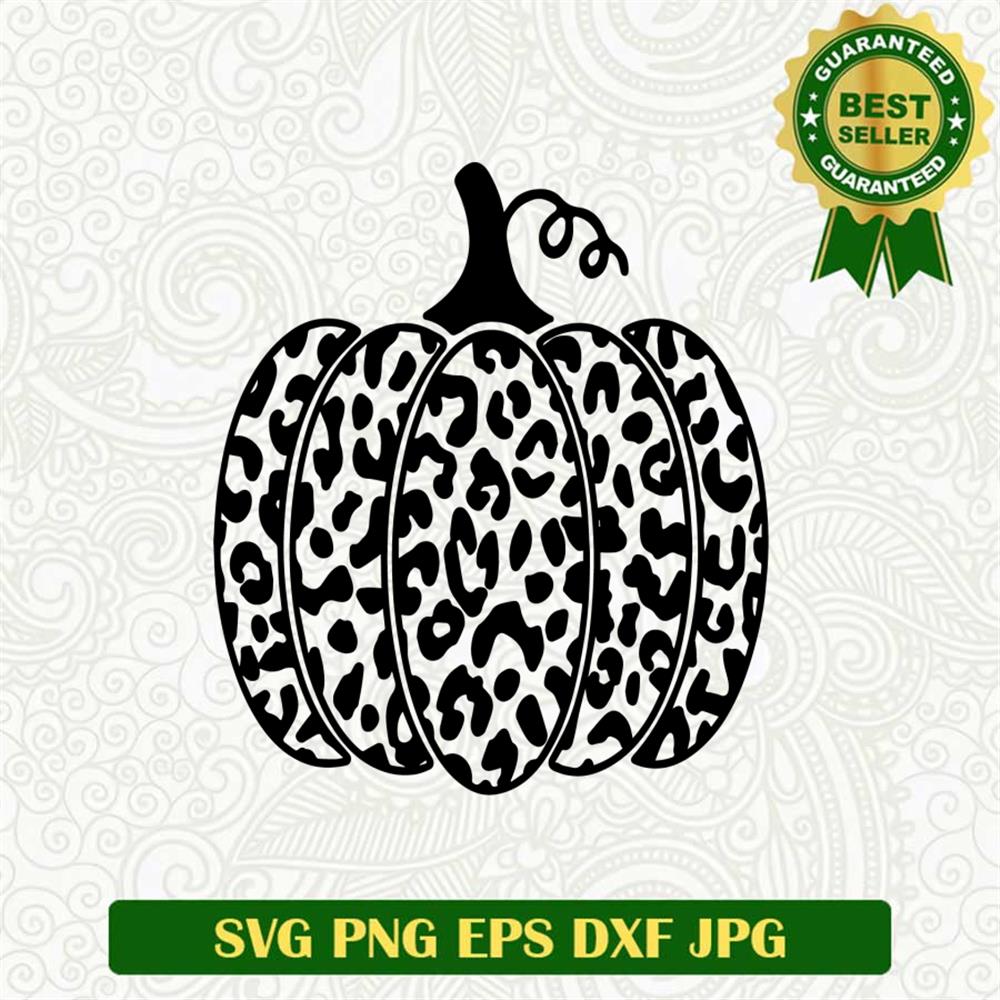 Leopard Pumpkin SVG