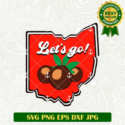 Let's Go Ohio State Buckeyes SVG
