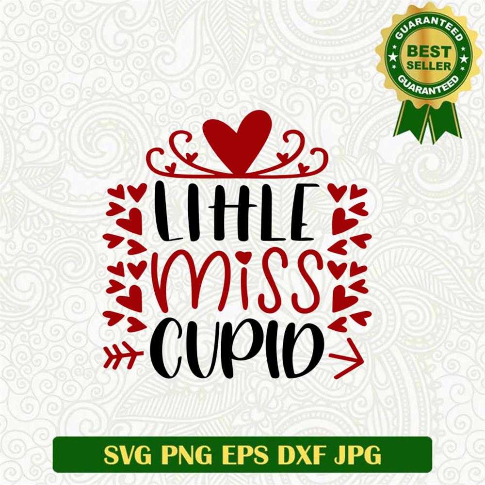 Little Miss Cupid Svg
