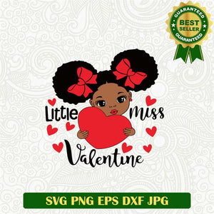 Little Miss Valentine Svg