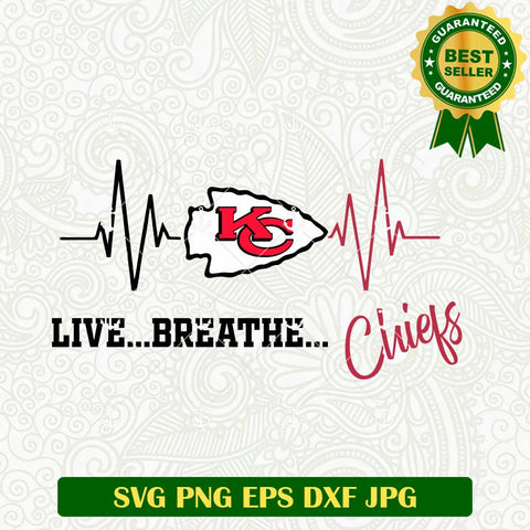 Live Breathe Chiefs SVG