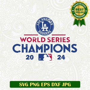 Los Angeles Dodgers World Series Champs SVG