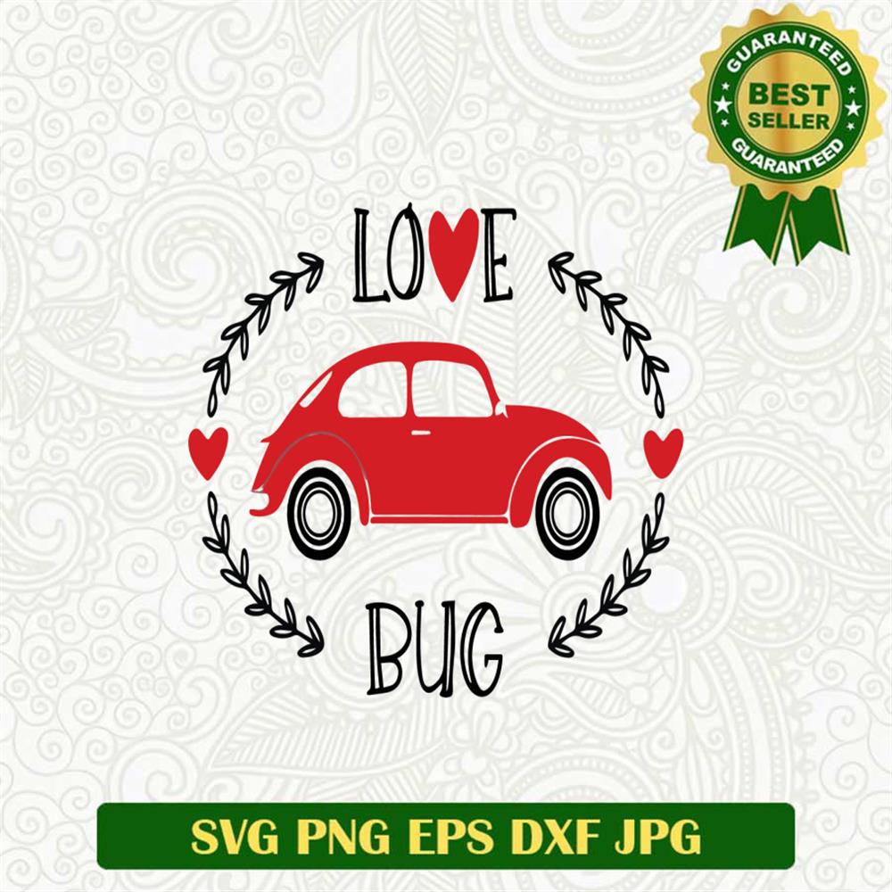 Love Bug Car Svg