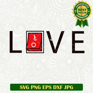 Love Button On SVG