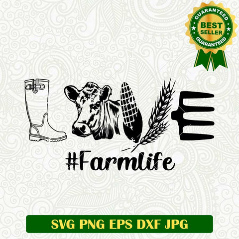 Love Farm Life SVG