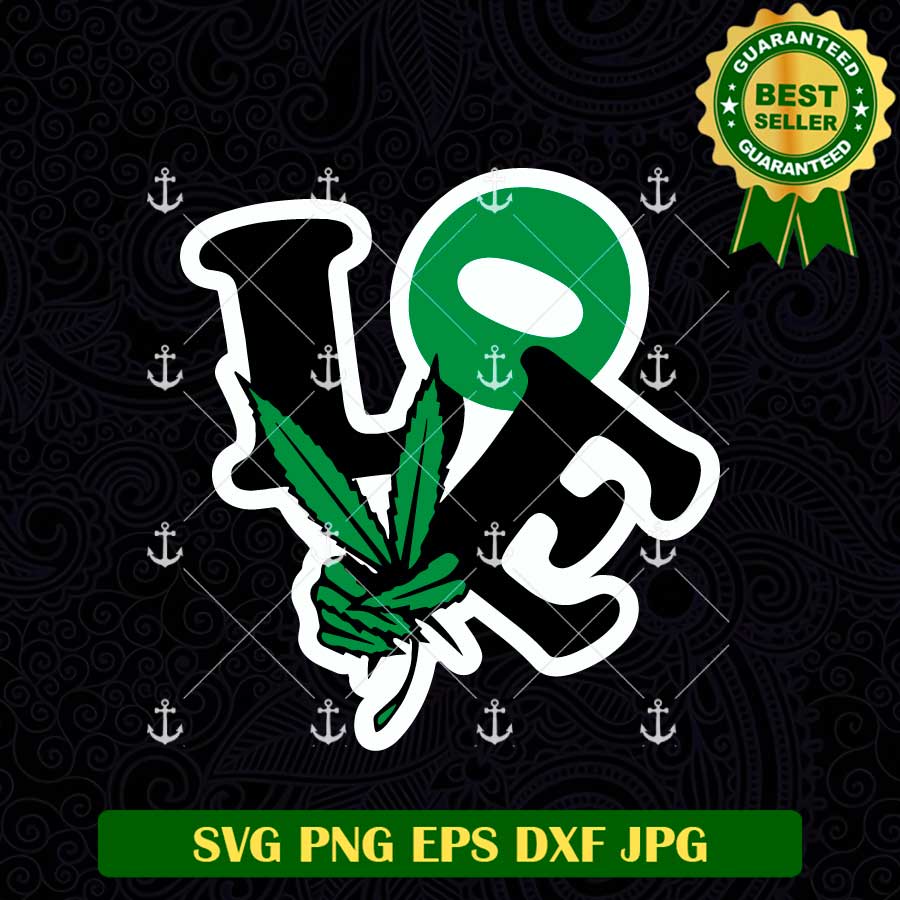 Love Weed SVG