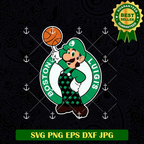 Luigi Boston Celtics SVG