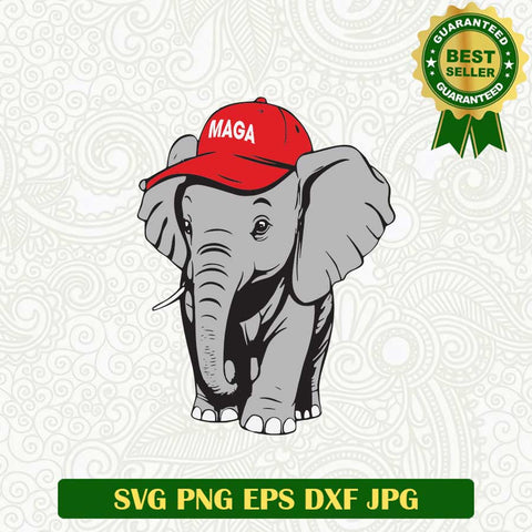 Maga Trump Elephant SVG