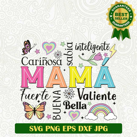 Mama Bella Valiente SVG, Mother's Day SVG PNG