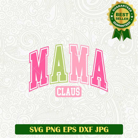 Mama Claus Christmas SVG PNG