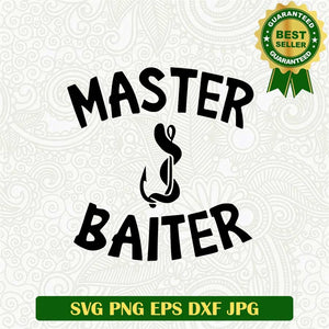 Master Baiter Fishing Svg