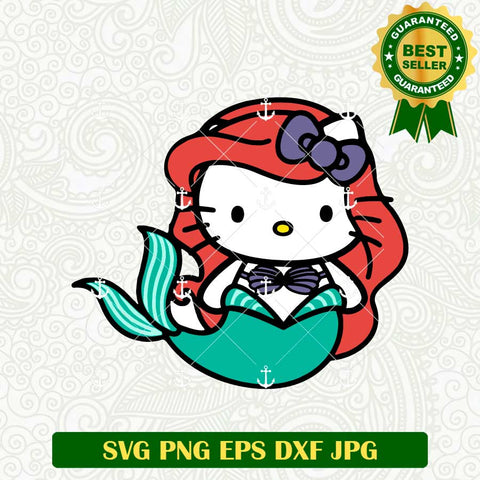 Mermaid Hello Kitty SVG