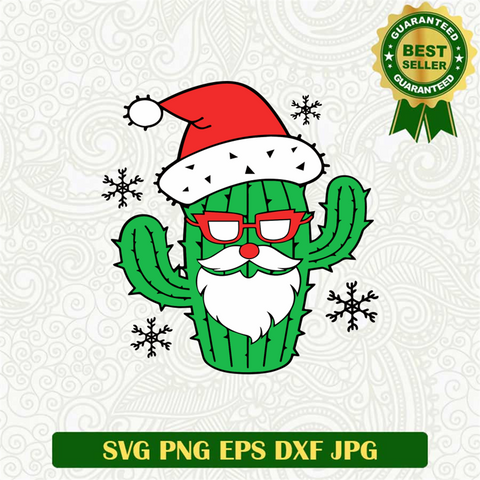 Merry Cactus Christmas SVG