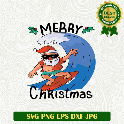 Merry Chrsitmas Santa Claus Svg