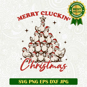 Merry Cluckin Christmas SVG