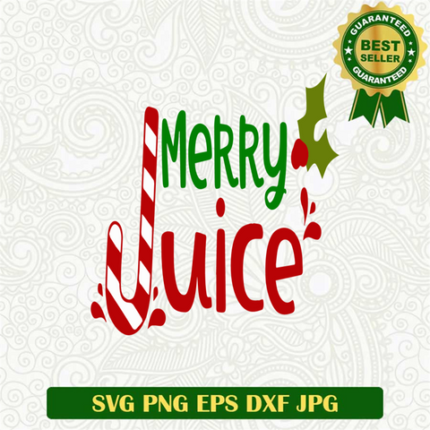 Merry Juice Christmas SVG