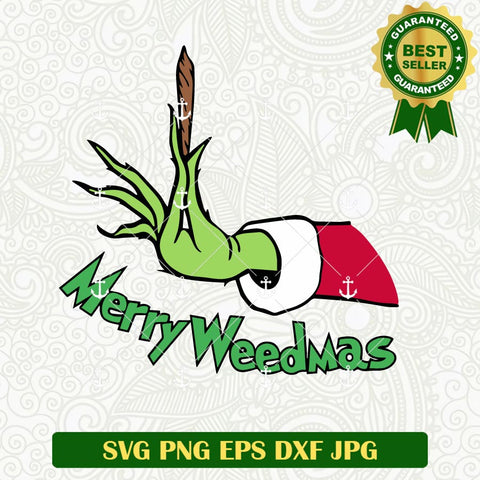 Merry Weedmas Grinch SVG