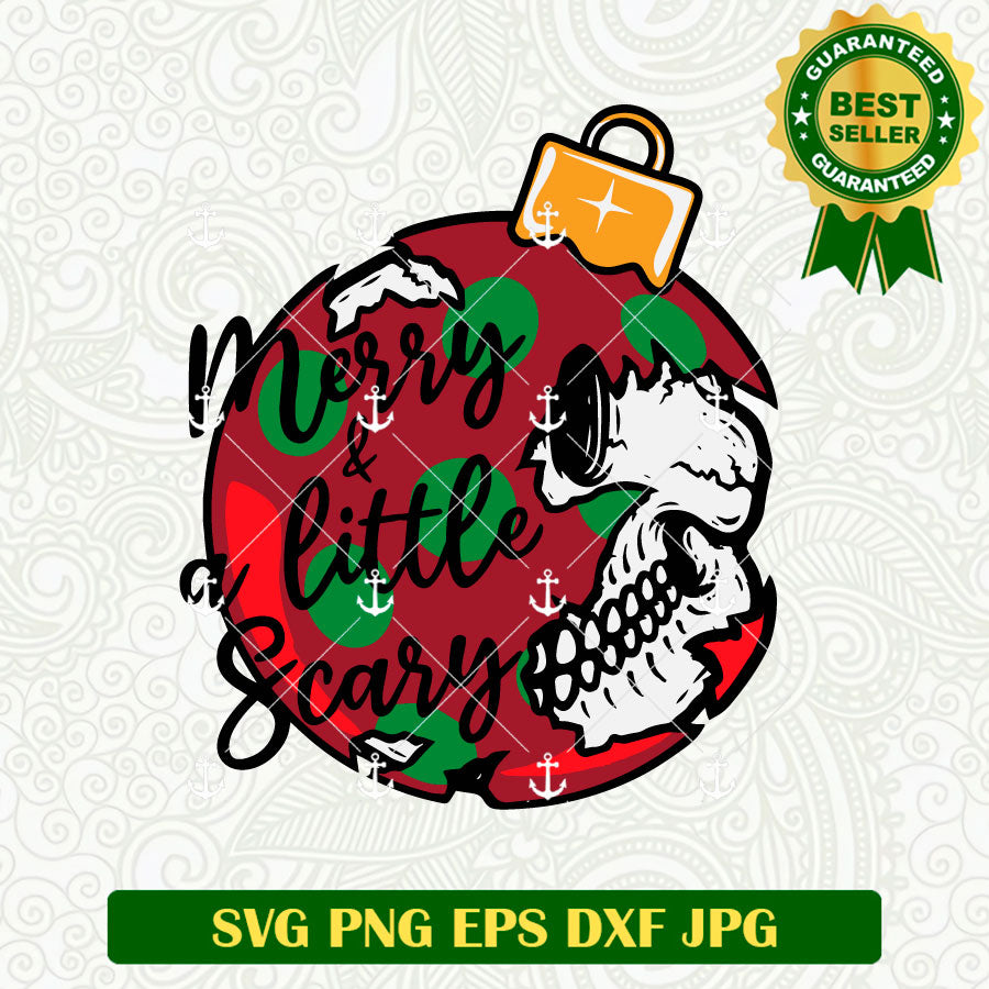 Merry and a Little Scary SVG