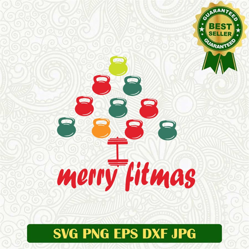 Merry fitmas SVG