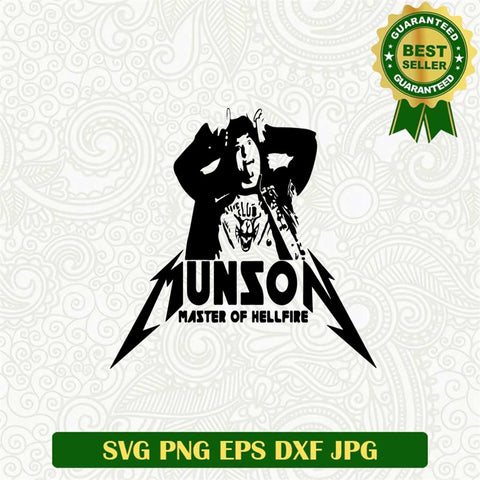 Metalhead Eddie Munson Svg