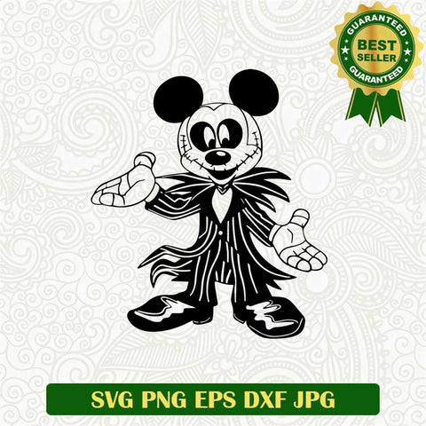 Mickey Jack Face SVG