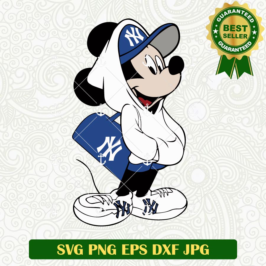 Mickey New York Yankees SVG