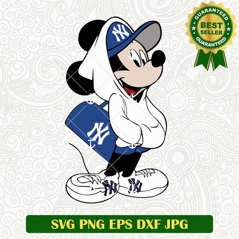 Mickey New York Yankees SVG