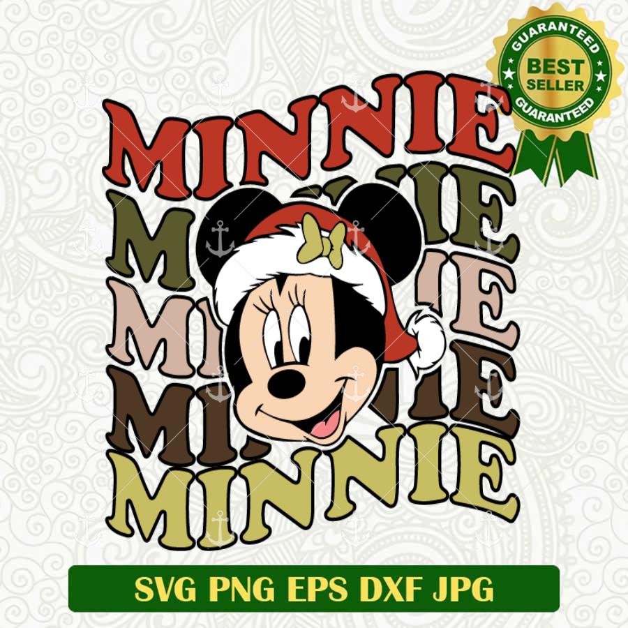 Minnie Mouse Christmas SVG