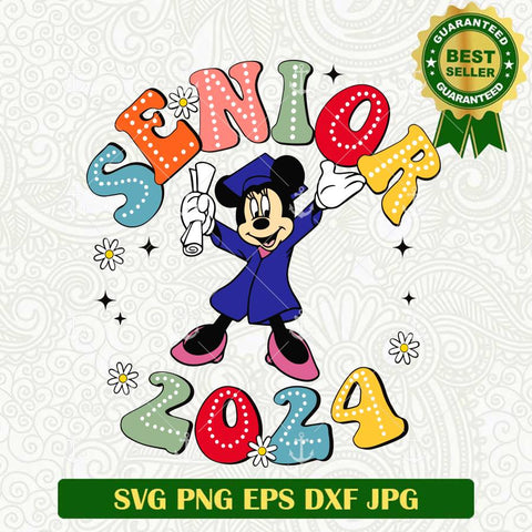 Minnie Mouse Senior 2024 SVG