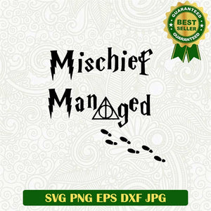 Mischief Harry Potter Svg