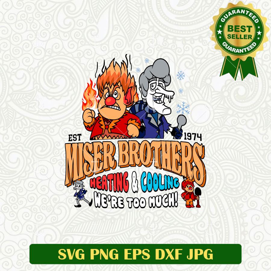 Miser Brother's Heating And Cooling SVG