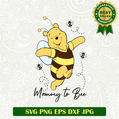 Mommy To be Winnie The Pooh SVG